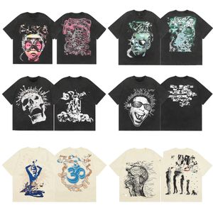 TシャツヘルスターシャツメンズレッドデザイナーTshirtコットンクルーネックブルーオレンジ色の短袖