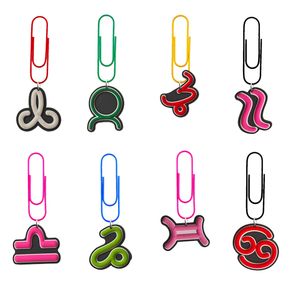 Charms Twee Constellations Cartoon Paper Clips Bk Nurse Gift For Home Sile Bookmarks Dispenser Bookmark Memo Clip Cute File Note Drop Otuwr