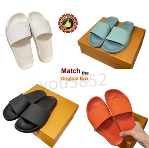 Summer Nuovi uomini Donno SLIPER SANDALS CLASSIC 2025 Flacculla piatta Lettere Animal Lettere Grafico Coppia di moda Flip Flip Flip Scarpe Flat Scarpe all'ingrosso con scatola