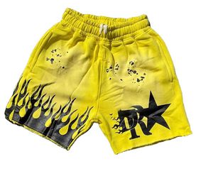 Wholesale Customized High Quality Vintage French Terry Jogging Shorts Street Hip Hop Distressed Cropped Shorts For Men