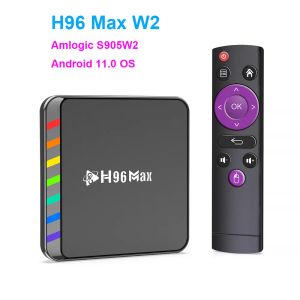 Box H96 Max W2 Android 11 TV Box Quad Core Arm A35 Media Player 4GB 32GB 64GB Wi -Fi 6 Box