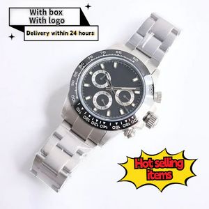 Designer Luxury Mens Automatic Mechanical Watches 40mm 2813 Rörelse Full 316 Stainless Steel Folding Lock Buckle Waterproof handledsklockor med grön klocka med låda