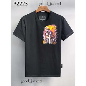 Pleinxplein koszula Kse męska koszulka T-shirt Men Designer Skull Diamentowa koszula Krótka plein rękaw dolar Brown Bear Brand O-Neck High Philipe Plein T-shirty 125