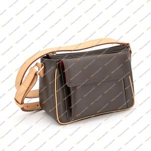 Damowe moda mody, design luksusowy vintage torba na ramię crossbody torebka torba komunikatorowa top lustro jakość m51165 torebka torebki