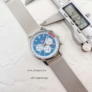 トップAAA B01 B20ブルティリングウォッチNavitimer Chronograph Quartz Movement Breating Watch Sapphire Watch Stainless Strap Men Bretiling Watches FD95