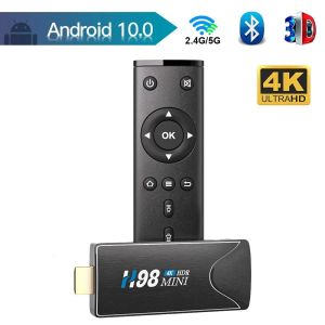 Stick TV Stick Mini TV Stick Android 10 4K HD 2G 16G Android TV Box 2.4g 5g Dual WiFi Smart TV Box H.265 Receptor de TV de Media Player Conjunto para