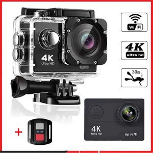 Câmeras de Ação Esportiva Câmeras Ultra HD 4K Câmera de Ação H9R Wi -Fi 12mp 2inch LCD 30m Impermenda a água 170D Controle remoto Capace