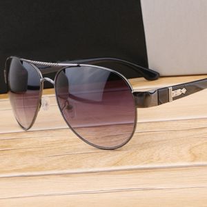 Cubojue Mens Sunglasses Aviation كبير الحجم رمادي أسود صفراء القيادة الضفدع نظارات شمس للذكور خمر رخيصة الجملة Dropship 2385