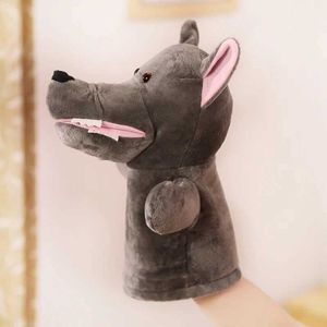 Other Toys Animal plush hand puppet for children cute soft toy in the shape of a big gray wolf pretending to play with dolls childrens gift s245176320