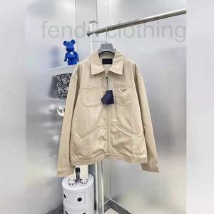 Men's Jackets Designer Brand 24ss Pujia Jacket and Women's Top Cotton Lapel Loose Trendy V7YC