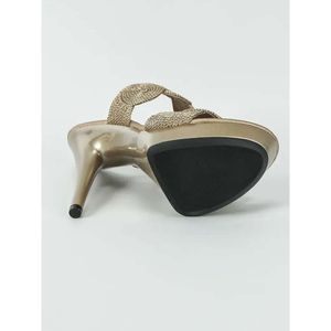 13cm sandalet topuklular 2024 Balık S Toe Kadınlar Sandas Platfrom Dans Altın Klasik Slipper LFD Sandal Topuk Fih Kadınlar Sanda Fahion Claic 541 D F551