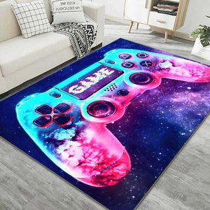 Carpetes de console de jogos de jogo Carpet 3d Cartoon Esports Sala de jogos coberta com H240517