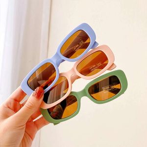 Fashion Small Rectangle Sunglasses for Children Boy Girls Square Frame Sun Glasses Kids UV400 Protection Eyewear Oculos De Sol