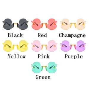 Fashion Children's Sunglass Cute Cartoon Duck Shape Sunshade Mirror Anti-ultraviolet Party Decorative Glasses for Child