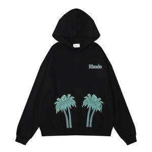 Mens Hoodies Sweatshirts Trendy Letter Printed Coconut Beach Print Loose Relaxed Fashion For Men And Women Elegance Pullover