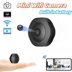 Sport-Action-Videokameras Mini-IP-Kamera Hochdefinition 1080p Hidden Nanny Camera Video Recorder Indoor Tragbare Sicherheit CCTV-Kamera J240514