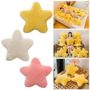 Cuscino giallo stella morbida soffice pentagramma a forma di divano divano di divano carino giocattolo regalo per giocattoli fidanzati bambini