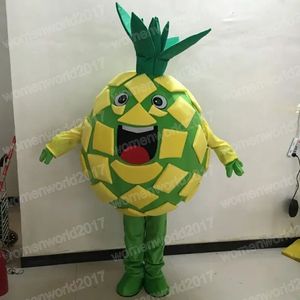 2024 Anpassning Ananas Mascot Costume Performance Fun Outfit kostym Birthday Party Halloween Outdoor Outfit Suit Festival Dress Adult Size