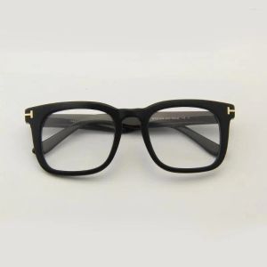 Quadros de óculos de sol Quadros 2022 Marca vintage Big Size acetato Miopia Glasses Frame para homens Mulheres Óculos de alta qualidade Prescrição TF75