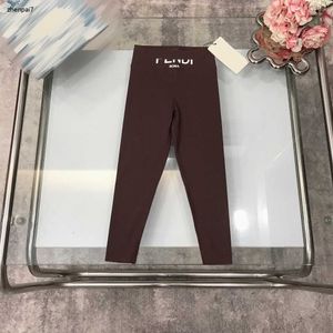 Top Designer Roupas Crianças Calças Casuais Color Sólida Leggings