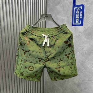 Men's Shorts designer The same summer new denim thin pentagonal pants with simple full print embroidery, fashionable and versatile European goods, yuppi EIGP