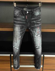 Designer dżinsy Zwykłe klasyczne spodnie hiphopowe Knight Dżinsy Slim Fit Motorcycle Jeans9935724