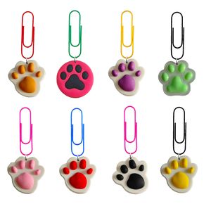 Other Claw Cartoon Paper Clips Metal Bookmark Sile Bookmarks With Colorf Paperclips For Nurse Book Markers Office Shaped Drop Delivery Otqi4