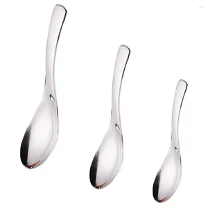 Spoons Tableware Tablespoon Toddler Condiment Mini Coffee Stainless Steel Household