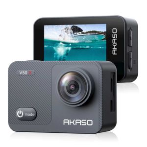 Sports Action Video Cameras Akaso WiFi Action Camera Native 4K30fps V50x Waterproof Motion Camera Drive Recorder Motion Camera Hjälm Action Camera 4x Zoom J240514