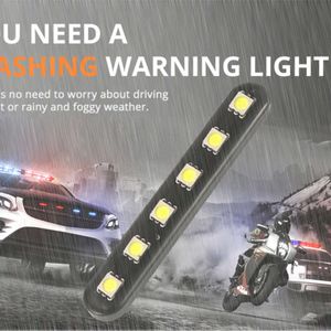 New New 12V 6 Strip LED For Car Auto Truck SUV Motorcycle Tail Side Strobe Warning Flashing Light