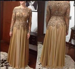 Suits New Mother Of The Bride Dresses A Line Lace Beaded Plus Size Chiffon FloorLength Zipper Back Evening Dresses Formal Wear