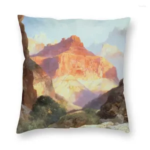 Pillow Moran sotto la copertura della parete rossa 45x45 decorazione 3d Stampa 3d Custodia per lancio del pittore americano per divano doppio lato