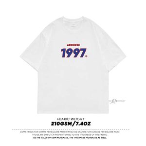 Men's T-Shirts Privathinker 1997 Letter Printed Mens T-shirt Oversized Casual T Shirts For Male Summer Unisex 5XL Short Slve Ts Y240516