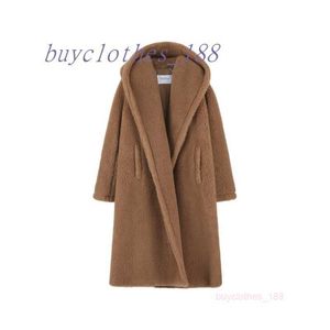 Kurtki damskie Wool Blend Coats Designer Trench Płaszcz 2024 Nowy wiosenny jesienna jesień Środkowa długość Koreańskie ubrania zimowe z paskiem K48S