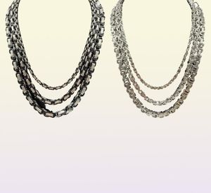 Wysokiej jakości punkowy naszyjnik wisiant wisiorek Bizantyjskie naszyjniki dla mężczyzn dla mężczyzn stal nierdzewna Men039S biżuteria ręcznie robione naszyjniki 6512623