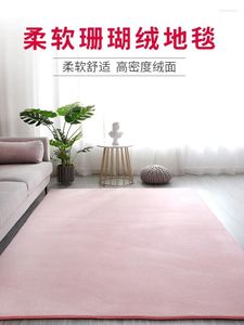 Carpets Living Room Carpet Bedroom Girl Ins Style Bedside Full-Bed Nordic Light Luxury Thickening Coffee Table Floor Mat