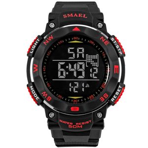 Smael Digital Watches 50 м В водонепроницаемых спортивных часах светодиодные наручные часы.