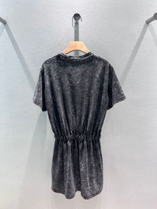 Damen Designer lässige Kleider Sommerkleider Mode 100% Baumwollhemd Kleidung A-Line-Rock frisch süß