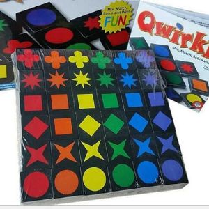 Other Toys 2024 New Education Qwirkle Wooden Chess Parent Interactive Game Childrens Adult Toy Gifts