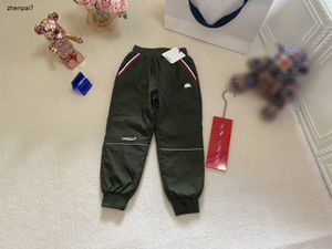 Top Down pants for baby Multi layered design kids winter pants Size 110-160 CM Embroidered logo children trousers Oct15