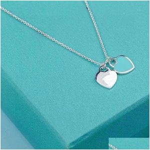 Подвесные ожерелья дизайнерские ожерелья для сердца мода Женская золотые украшения подарки подарки доставки подвески Ot5fu