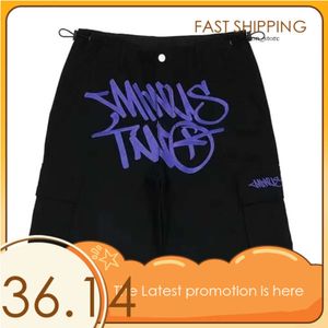 Minustwo Pants Mens Short Harajuku disual rock punk Rock Straight Brouser Streetwear Y2K Short Pant Trend Minustwo Size S-XL Minus 2 Cargo 624