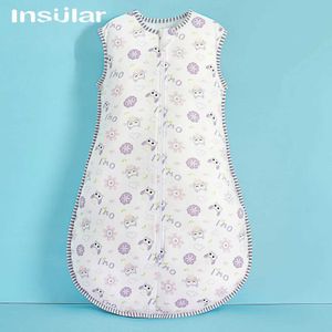 Bolsas de dormir Muslin Blanket Cotton Baby Swaddles 120*120 cm de recém -nascido macio Banho Gaze Infant Kids Wrap Sleeps Mackler Capa Y240517