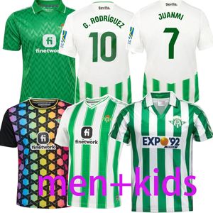 23/24 Real Betis Isco Soccer Jerseys 2023 Joaquin Fekir B.iglesias Canales Willian J Shirt William Camarasa Juanmi Victor Ruiz Football Direnta