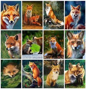 EVERSHINE 5D Diamond Painting Fox Fox Full Square Diamond Animal