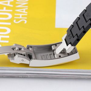 ST9 Glide Lock High Quality Watch Bands Rubber Buckle Clasp Stainless Steel 16 9mm Gold Silver Rosegold for Submarine Watch Oyster N Wa 2809