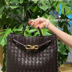 Andiamo 핸드백 Old Money Wind Woven Tote 가방 싱글 어깨 크로스 바디 URJ5