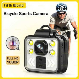 Sports Action Video Cameras 2023 NEW Bicycle Sports Camera Mountain Bike Motorcycle Helmet Action Mini Camera DV Camcorder Full 1080p HD Car Video Recorder J240514