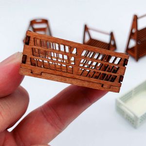 1/12 Dollhouse Miniature Storage Baskets Bread Food Basket Model Kitchen Furniture Accessories For Doll House Decor Kids Toys