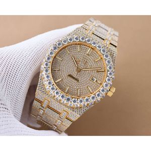 41 -миллиметровые часы бренда женские мужчины мужские мужские ааааа Механические 15400 -й стеклянный суперклоновый дизайнер из нержавеющего калибра.